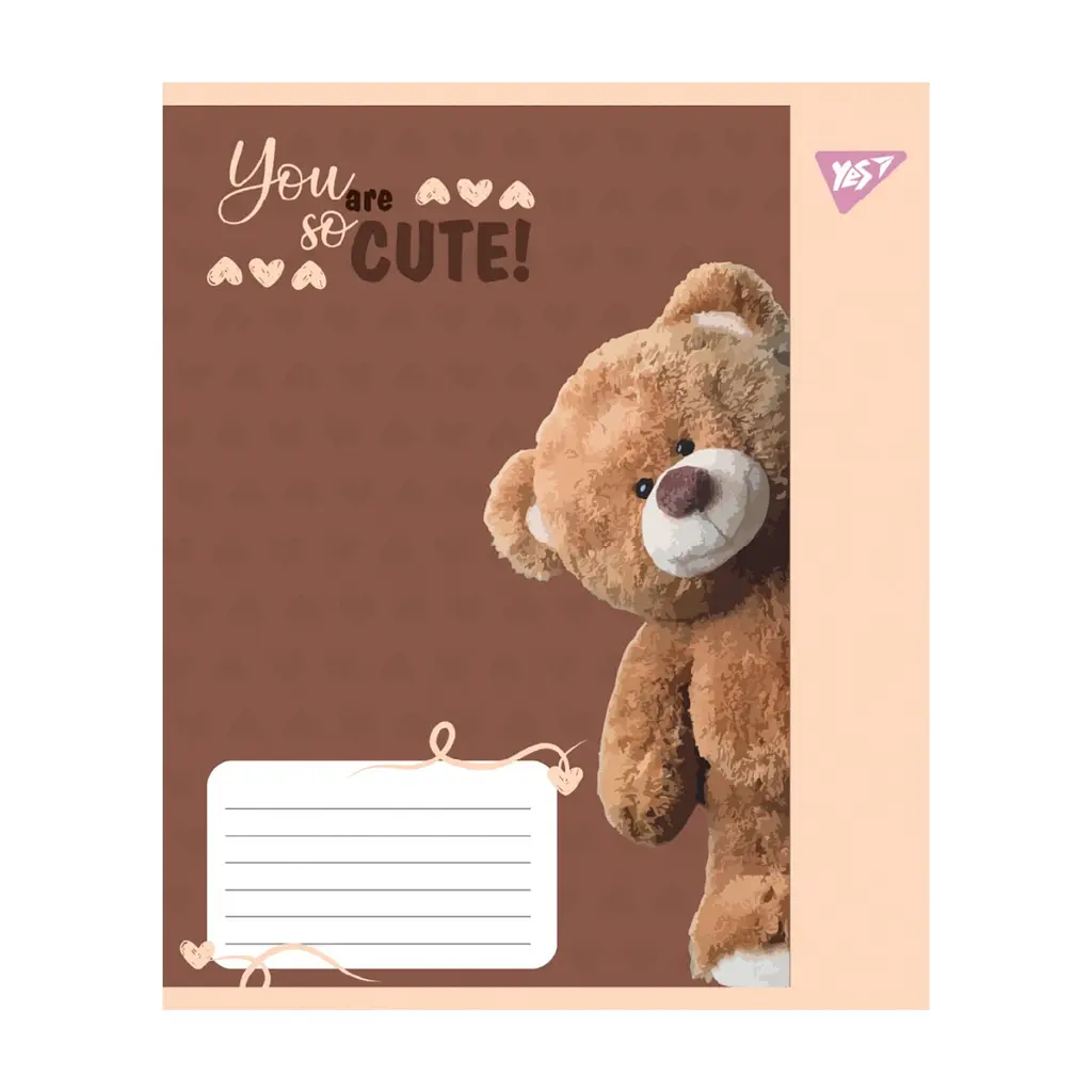 Зошит Yes Yes You are cute А5 12 аркушів клітинка (767891), в асортименті - фото 4