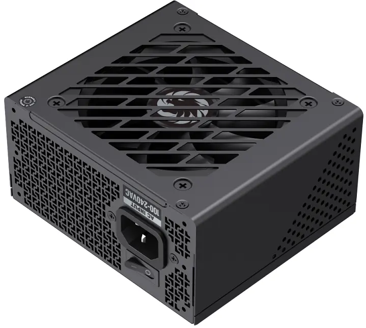 блок питания GameMax 750 Вт GS-750G, Black, SFX, модульный, 80+ Gold, Active PFC, 9,2 см, 3xMolex / 4xSATA / 1x16-pin / 3x2+6-pin / 2x4+4-pin / 1x20+4-pin, защита OVP / UVP / OCP / OTP / OPP / SCP - фото 5