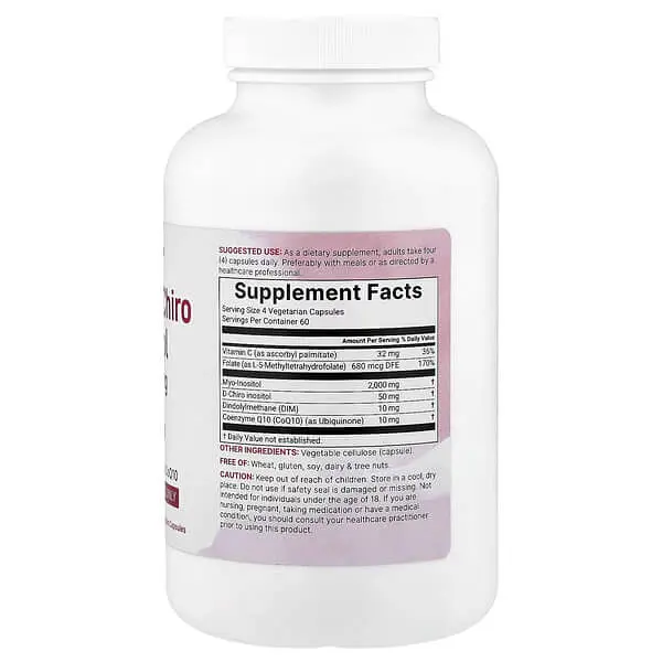 Інозитол (B-8) Myo & D-Chiro Inositol 240 капсул Micro Ingredients vit0005897 - фото 2