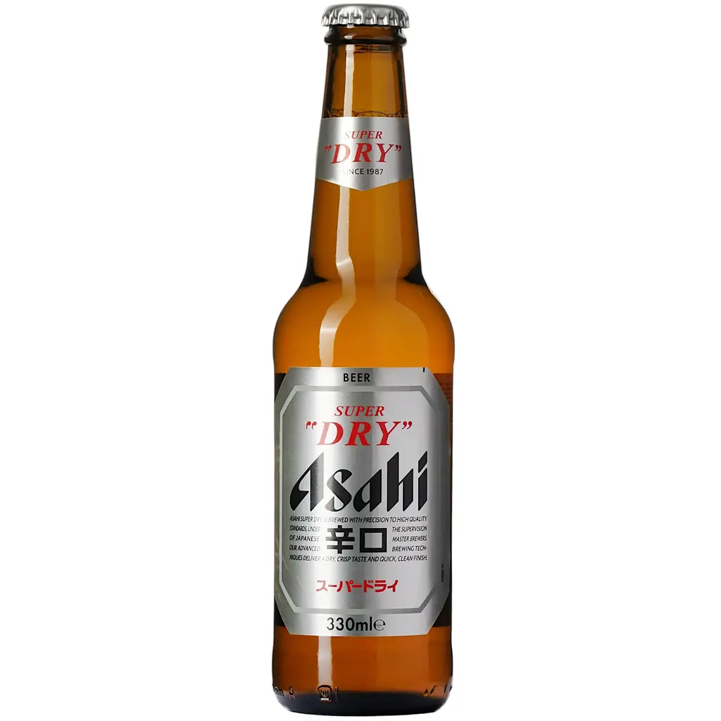 Пиво Asahi Super Dry світле 5.2% 0.33 л