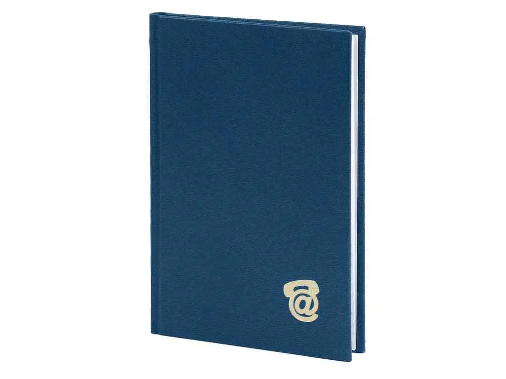 Записна книжка ПОЛІГРАФІСТ В7 80арк. (85х127) клітинка, висічка алф., обкл. баладек, синій 214-P-0550 - фото 2