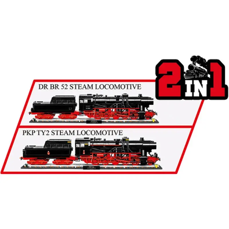 Конструктор Cobi Локомотив DRB Class 52 Ексклюзивний набір 1:35, 2623 деталей (COBI-6280) - фото 5