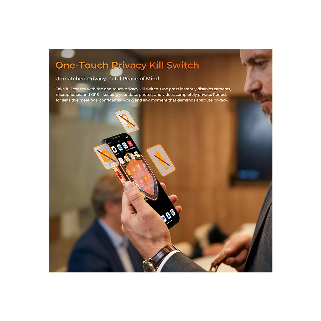 Мобільний телефон OUKITEL WP500 12/1TB Orange (6941749876706) - фото 8
