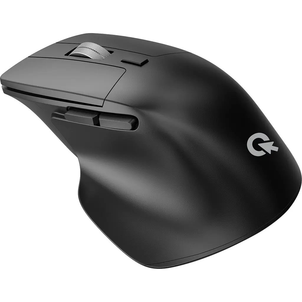 Мышь OfficePro M395B Silent Click Ergonomic Wireless Black [144321] - фото 4