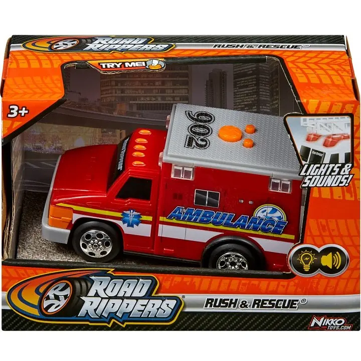 Машинка Road Rippers Rush and Rescue Швидка допомога (20132) - фото 5