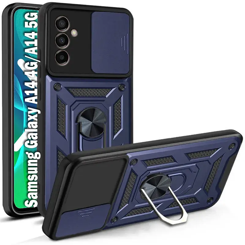 Панель BeCover Military для Samsung Galaxy A14 4G SM-A145/A14 5G SM-A146 Blue (709146) - фото 2
