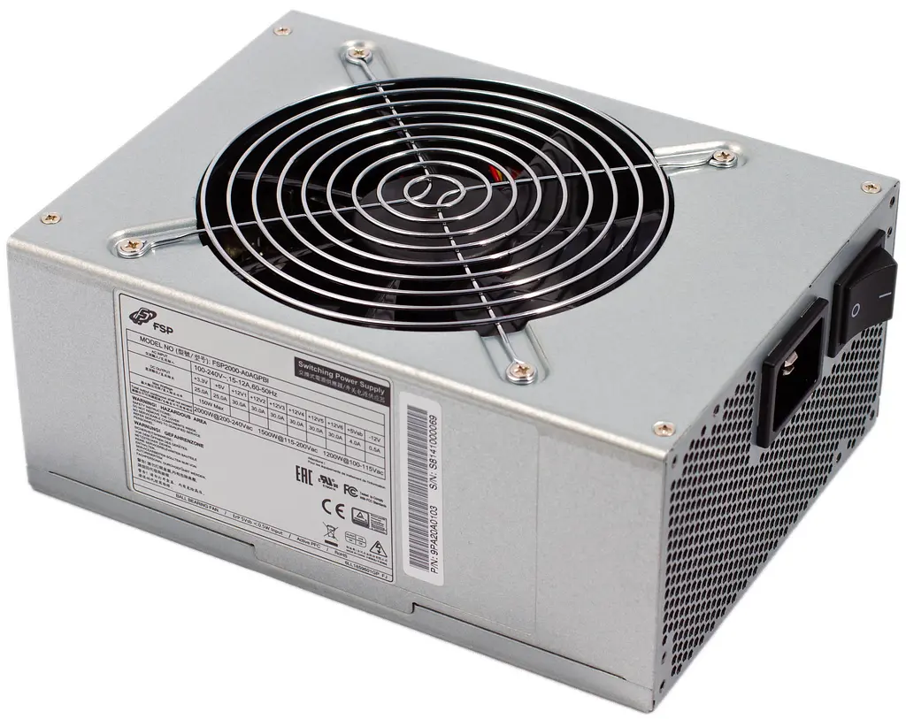Блок питания FSP FSP2000-52AGPBI 2000W (FSP2000-52AGPBI) - фото 2