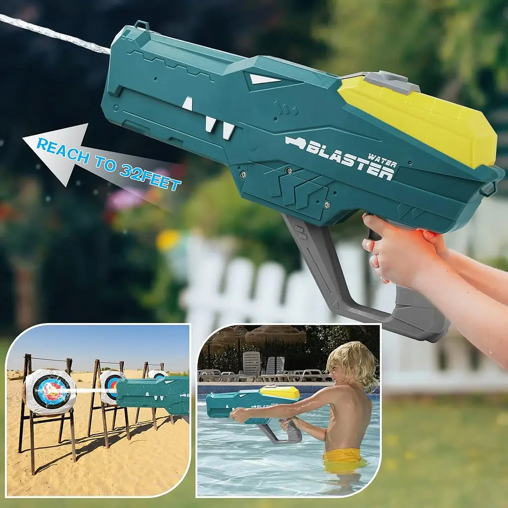 Водяний пістолет дитячий «Крокодил» Water Gun - фото 4