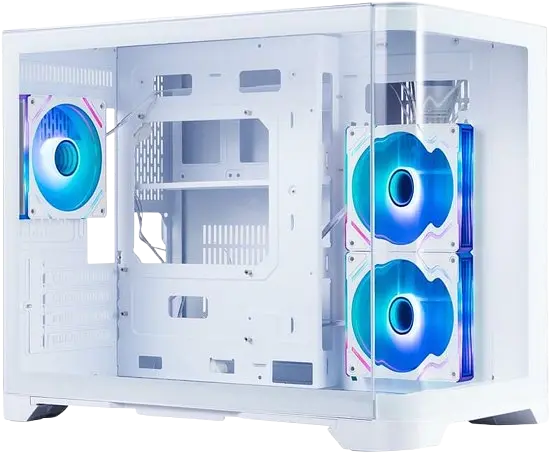 Корпус 1stPlayer UV6-WH-2FC7R-W-1FC7-W ARGB White - фото 2