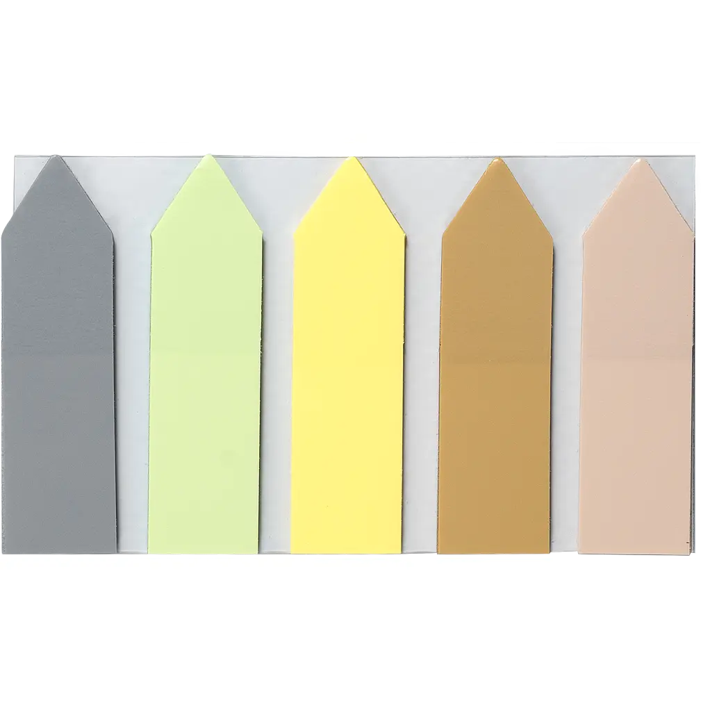 Закладки пластикові Buromax Стрілки Pastel з клейким шаром 45x12 мм 125 аркушів (BM.2308-99) - фото 2