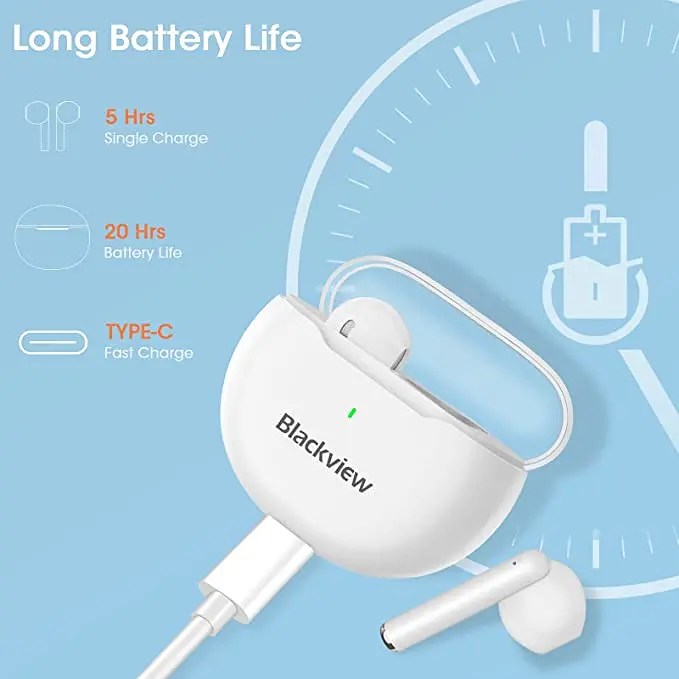 TWS-навушники Blackview AirBuds 6 white - фото 4