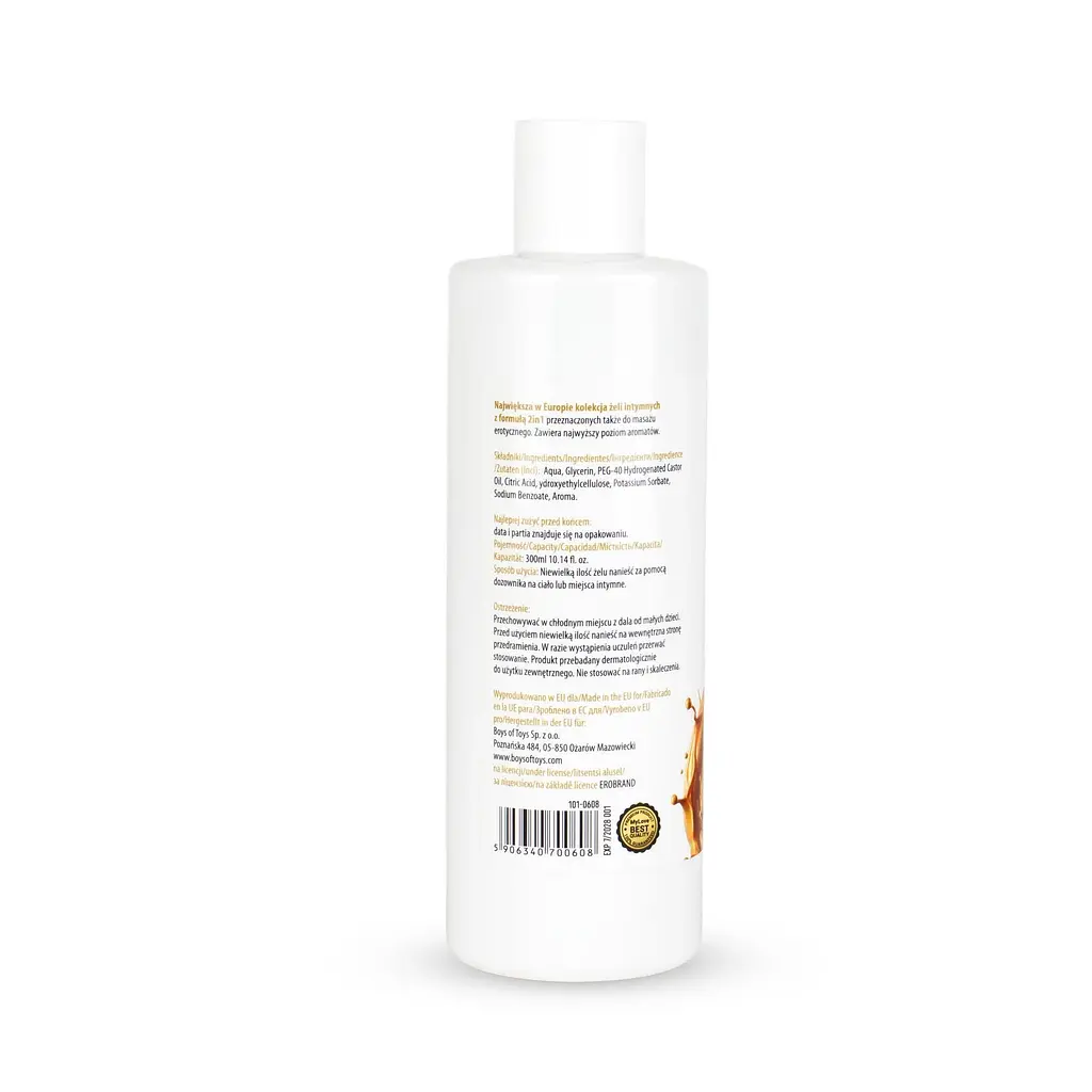 Лубрикант MyLove Aroma Series IntimMassage 2in1 Caramel, 300 мл - фото 6