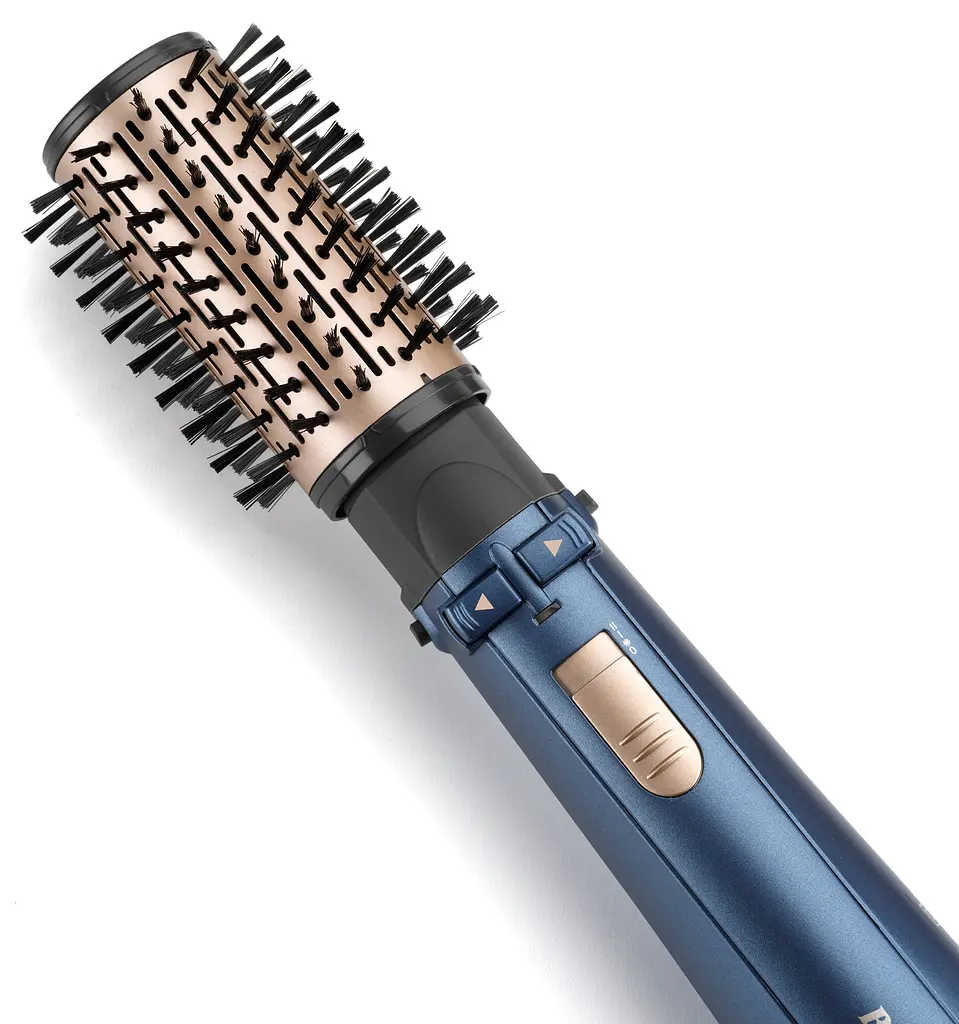 BaByliss Фен-щітка Style Pro, 1000Вт, 2 режими, іоніз-я, хол. Обдув, чохол для зберігання, кераміка, синій - фото 4
