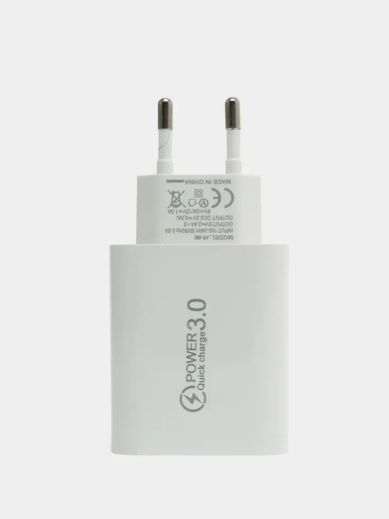 Сетевое зарядное устройство для Qumo Wall QC3.0 AR-108 Quick charge 3.0 5V/2А Зарядка - фото 3