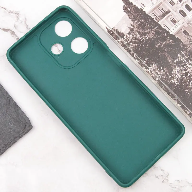 Силиконовый чехол Candy Full Camera для Infinix Hot 30 Зеленый / Green - фото 3