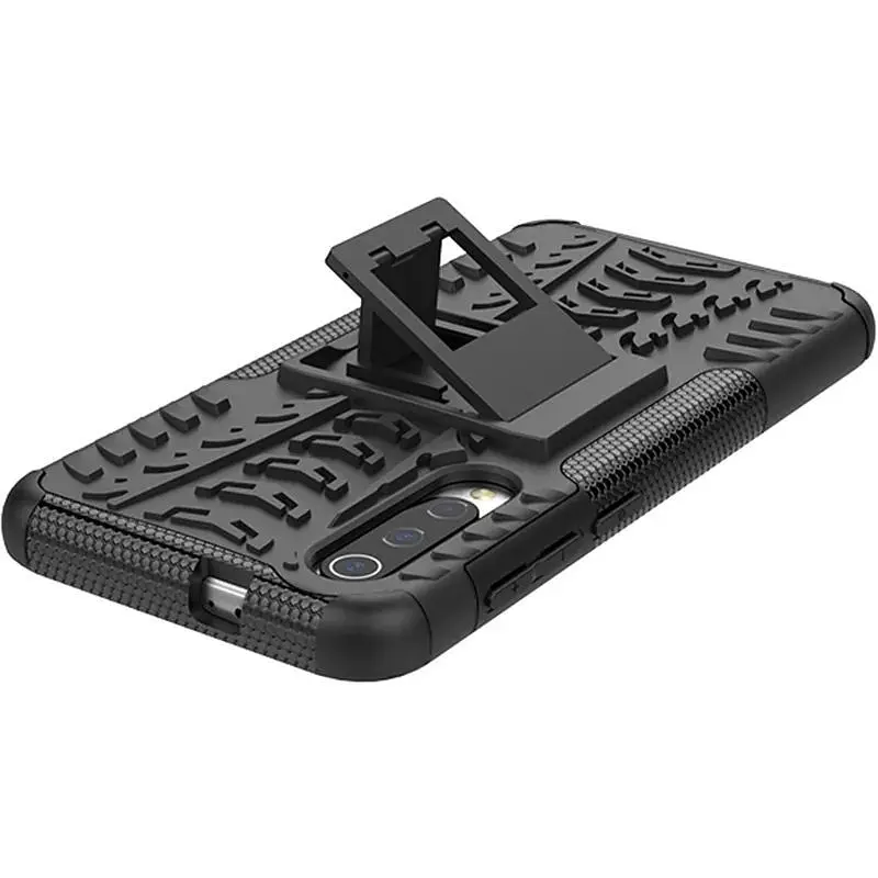 Чехол-накладка Toto Dazzle Kickstand 2 in 1 Case Xiaomi Mi 9 SE Black - фото 5