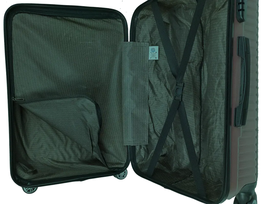 Валіза пластикова GD Polo 70 л 66x42x28 см ABS коричнева - фото 8