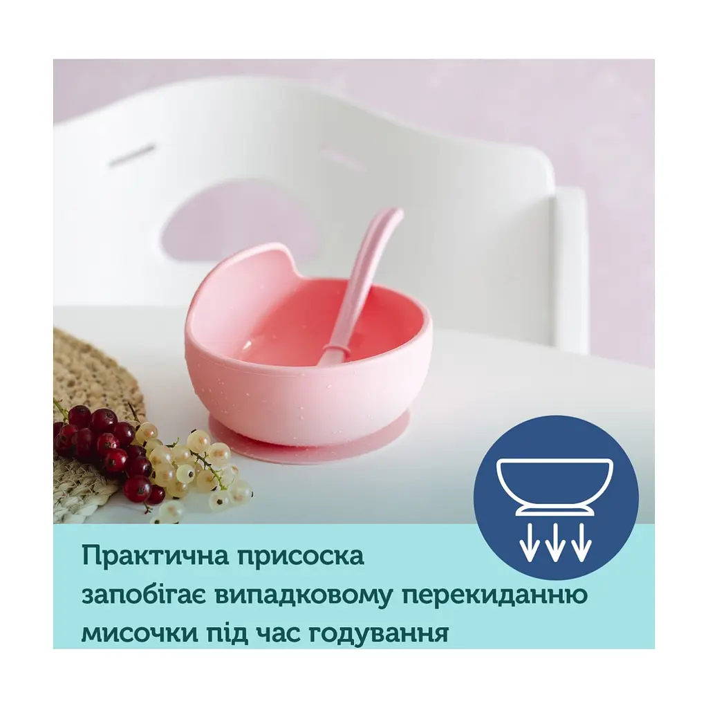 Тарілка дитяча Canpol babies силіконова на присосці - бірюзова (51/400_tur) - фото 4