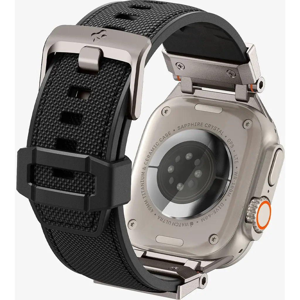 Ремінець Spigen DuraPro Armor для Apple Watch 42/44/45/49mm Black [AMP06065] [96961] - фото 7