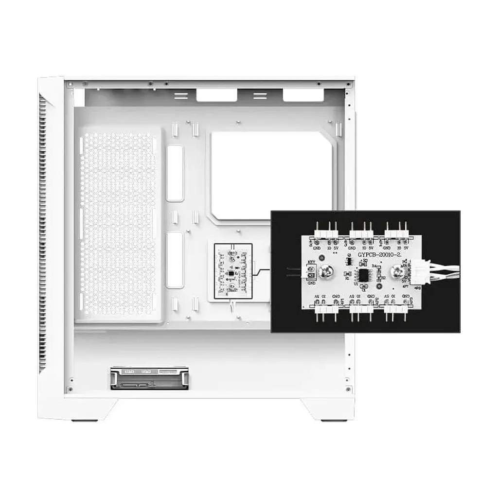 Корпус для ПК MSI MAG FORGE 320R AIRFLOW WHITE - фото 5