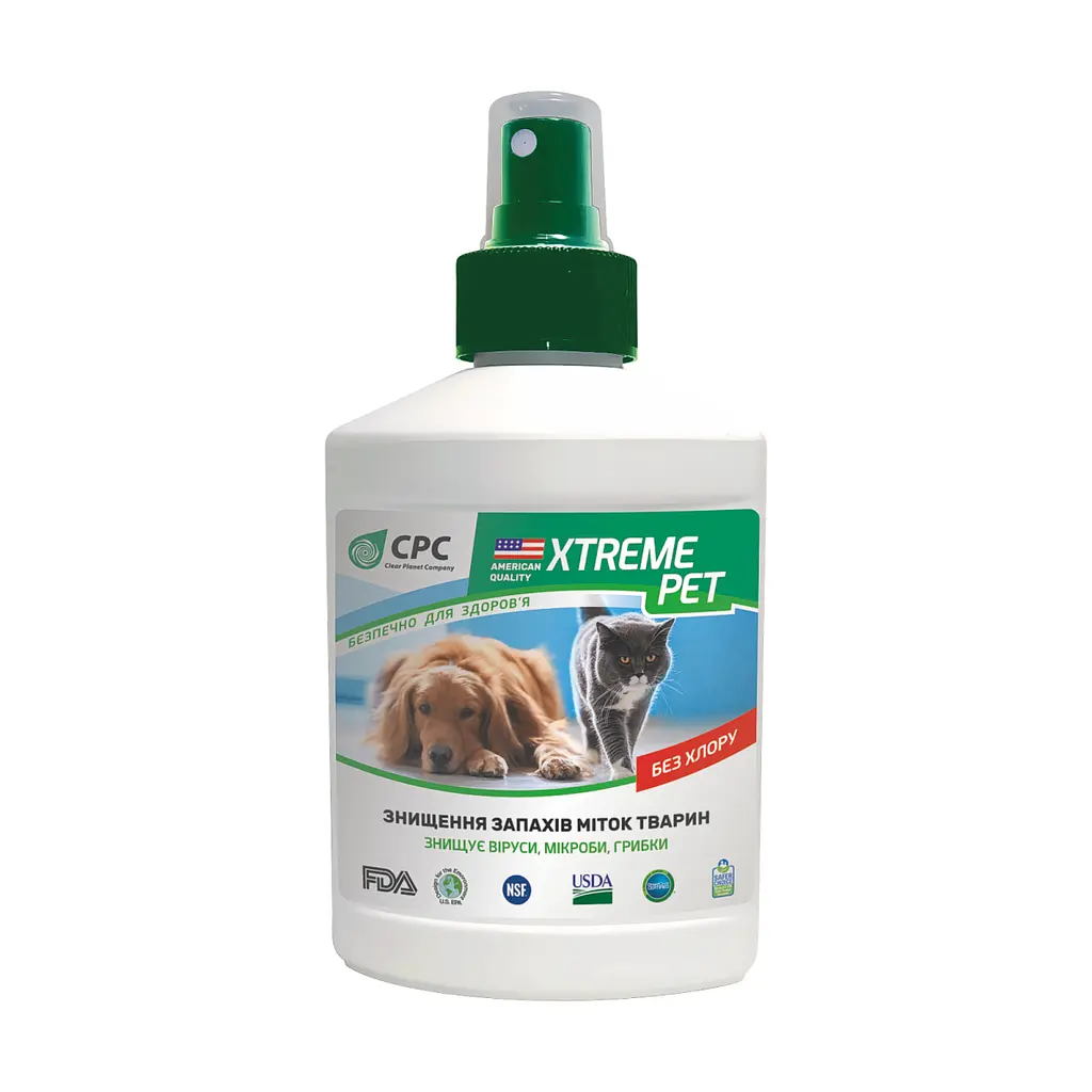 XTREME PET, 250 мл, засіб для знищення запахів і міток тварин