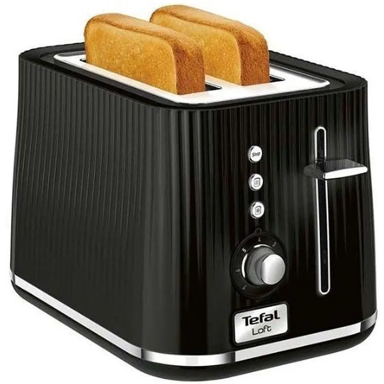 Тостер Tefal Loft 850 Вт чорний (TT761838) - фото 2