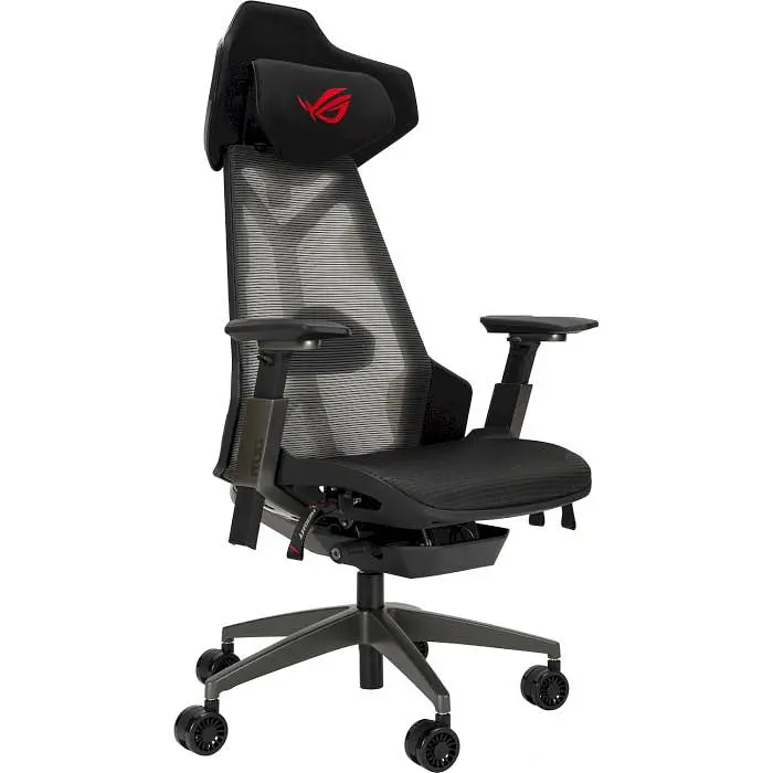 Ігрове крісло ASUS ROG Destrier Ergo (90GC0120-MSG010/90GC0120-MSG020) Black (90GC0120-MSG020) - фото 2