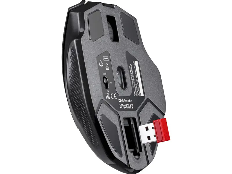 Миша Defender Knight GM-885 Black (52885) - фото 6