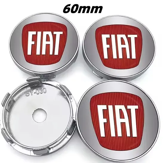 Емблема колеса Fiat Фіат D60 мм Пластик (ковпачки колеса для титанів) 1 шт - фото 3