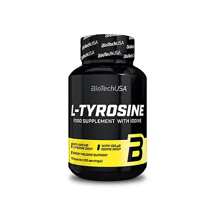 Аминокислота BiotechUSA L-Tyrosine 100 капсул - фото 2