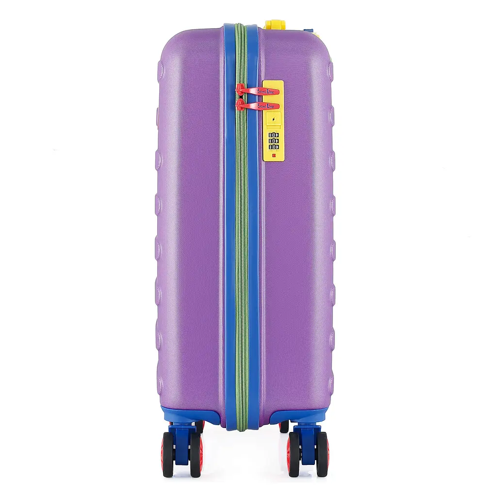 Валіза мала для ручної поклажі Semi Line 20 дюймів (S) дюймів (S) ABS-Plastic Purple (T5845-1) - фото 2