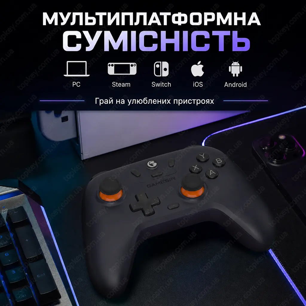 Бездротовий геймпад GameSir T4n Nova Lite для ПК Android iOS Nintendo Switch бездротовий джойстик геймсир ігровий контроллер Холла - фото 8