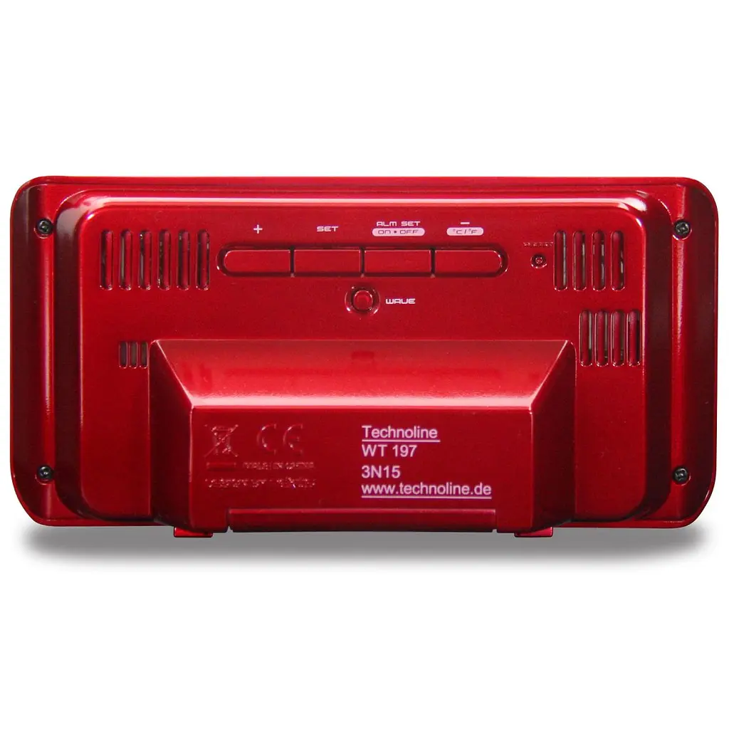 Годинник настільний Technoline WT197 Red (WT197) - фото 5