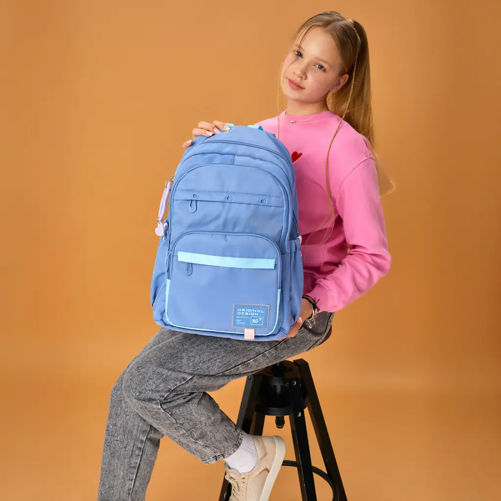 Рюкзак шкільний Yes TS-47 Hearty 45.5х31.5х15.5 см блакитний (559916) - фото 9