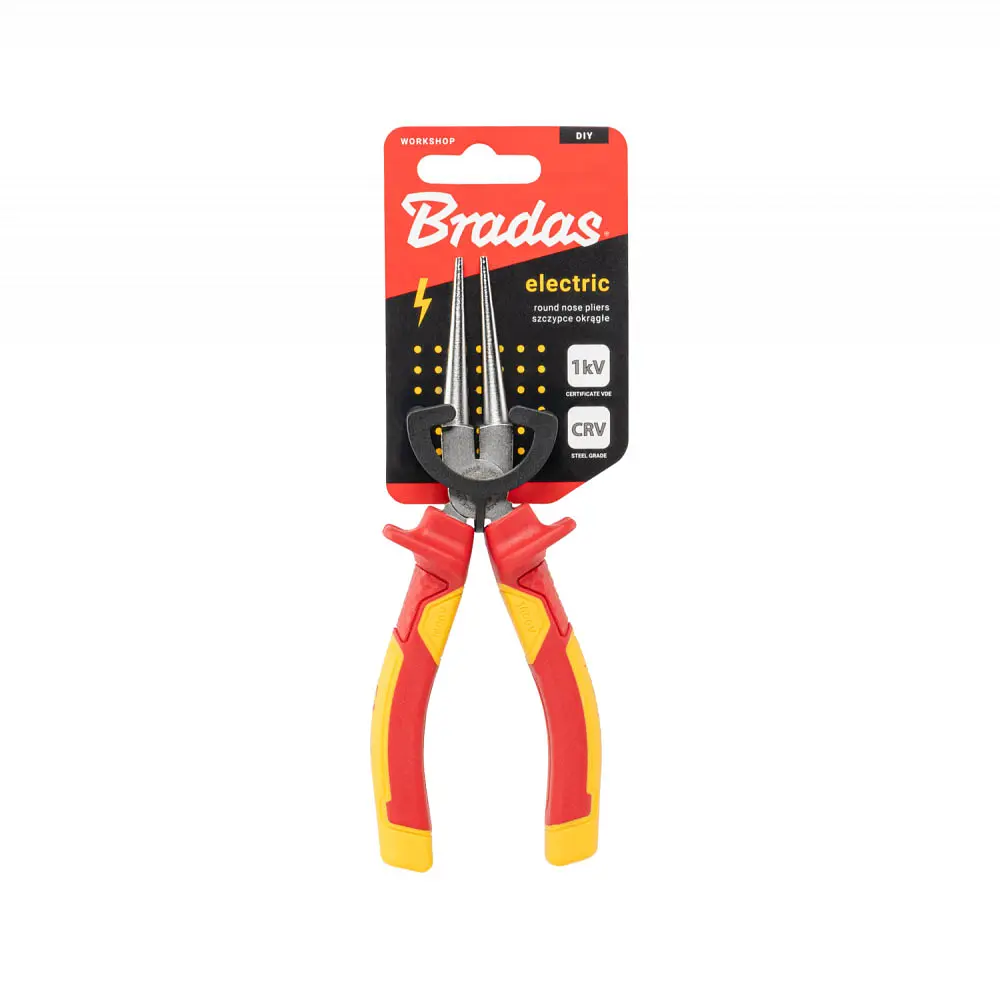 Круглі плоскогубці Bradas ELECTRIC, 165 мм, 1 кВ VDE (DIY-PL1016/6) - фото 3