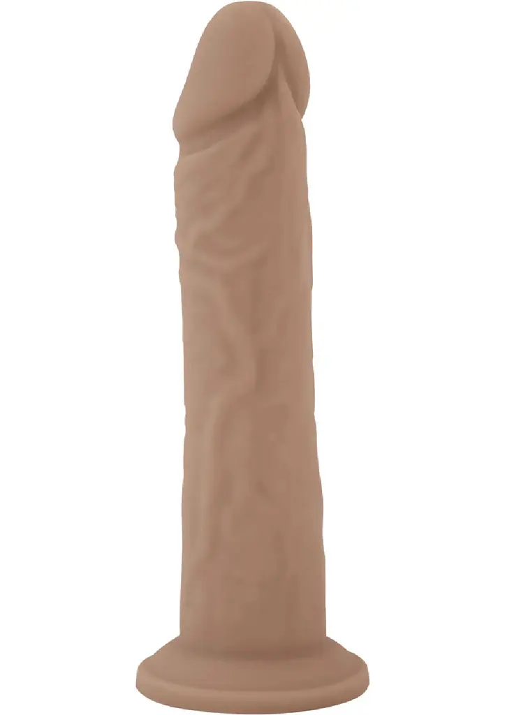 Фалоімітатор Silexd Realistic Dildo Liquid Silicone 2, 20.6 см (тілесний) - фото 4
