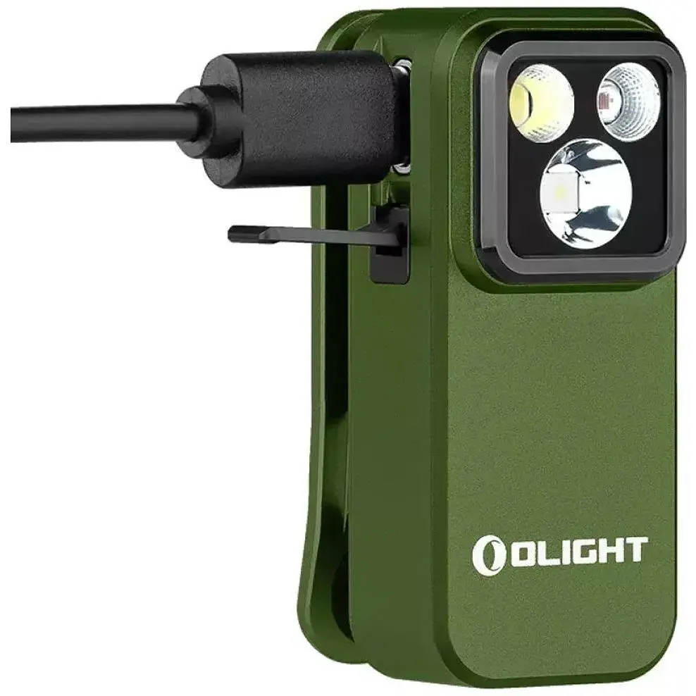Фонарь Olight Oclip Ultra Olive green - фото 3