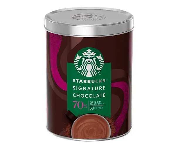 Гарячий шоколад Starbucks Signature Chocolate 70% Какао ж/б 330г