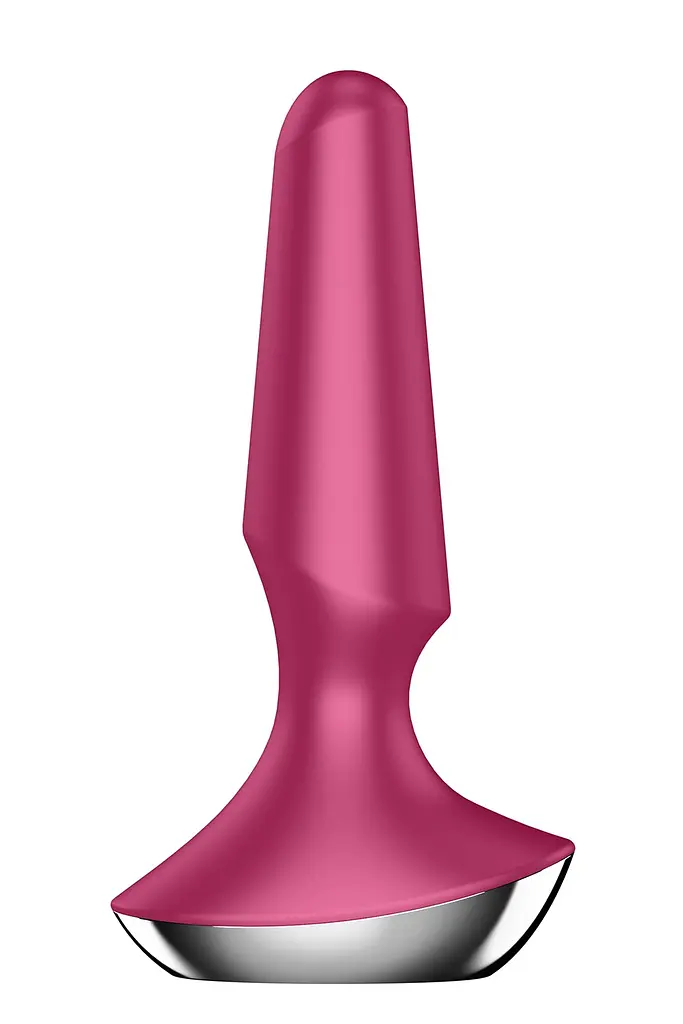 Анальная смарт-пробка Satisfyer Plug-ilicious 2, 14х3 см, малиновая - фото 4