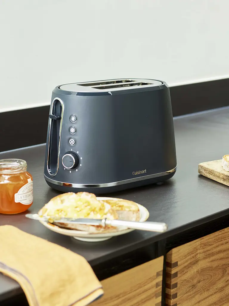 Тостер Cuisinart 2 слоти деревновугільний сірий (CPT780E) - фото 3