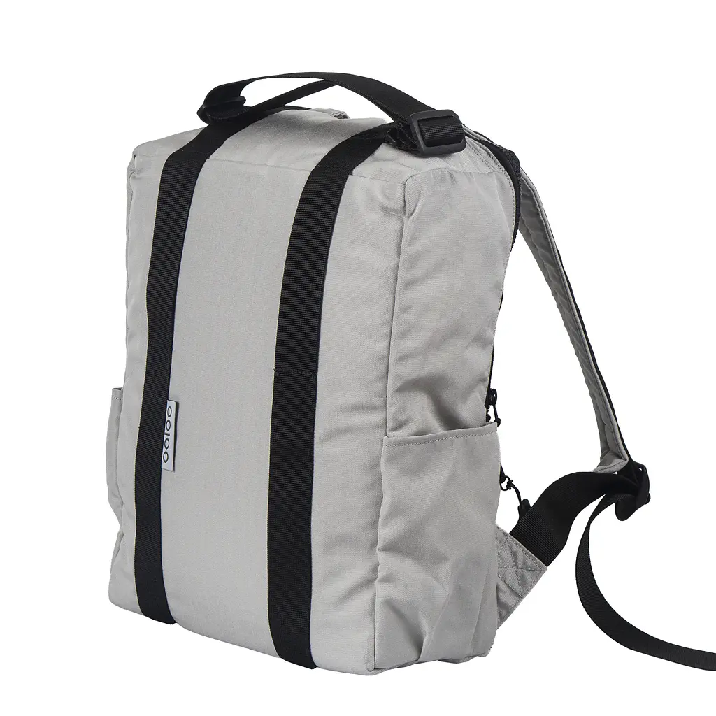 Рюкзак-антивор OOLOO Кенгуру mini 40x30x12 см, светло-серый 2649 - фото 2