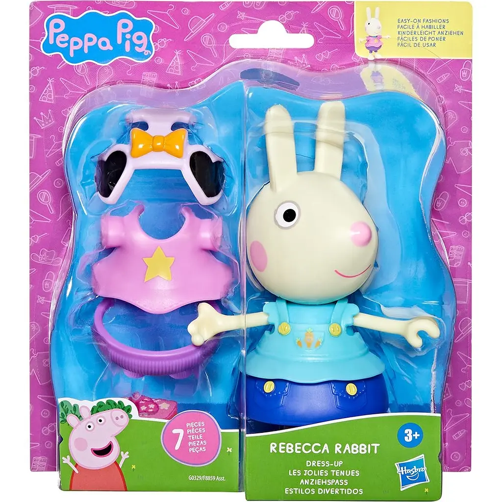 Набір Peppa Figurines Модна пригода: Одягни Пеппу + Одягни Ребеку  - фото 3