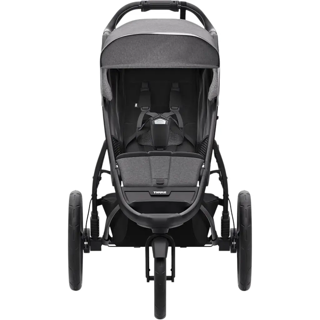 Дитяча коляска Thule Urban Glide 2 Grey Melange з люлькою (TH 10101965) - фото 4