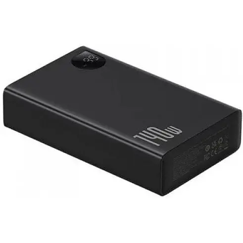 Портативная батарея Baseus Adaman Digital Display 140 W 24000mAh черная P10021508113-00 - фото 4