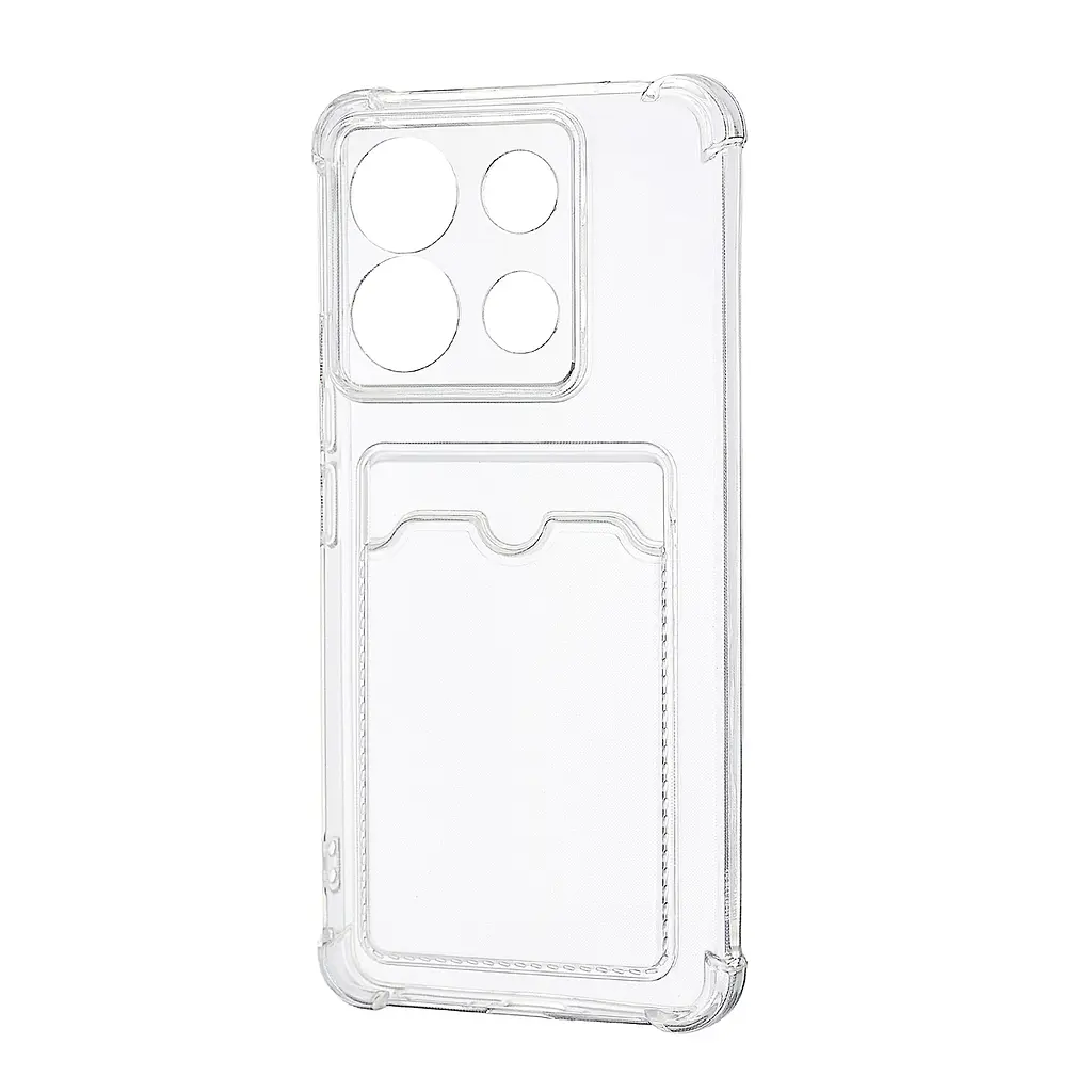 Чохол Clear Pocket Case Xiaomi Redmi Note 13 Pro 5G/Poco X6 Прозорий