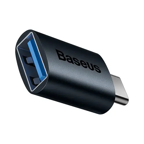 Перехідник Baseus Ingenuity Series Mini OTG Adaptor Type-C to USB-A 3.1 синій ZJJQ000003 - фото 4