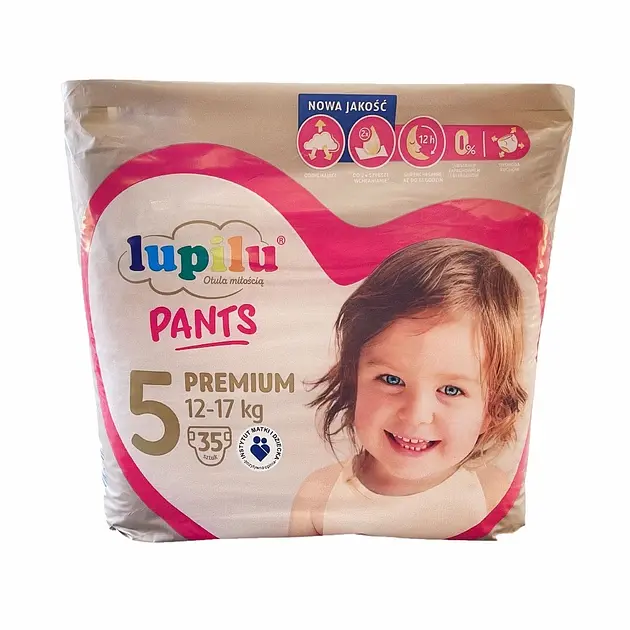 Підгузники - трусики Lupilu Premium 5 Junior (12-17 кг) 35 шт
