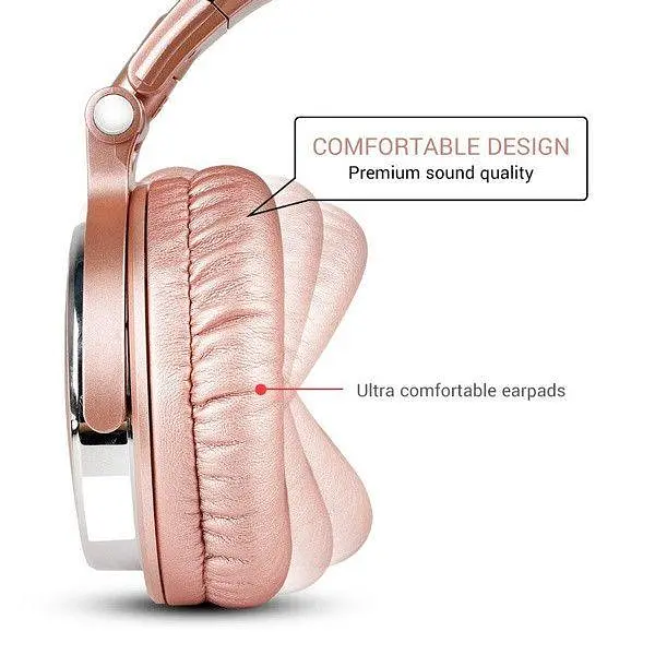 Навушники Oneodio Pro 10 без мікрофона rose gold - фото 5