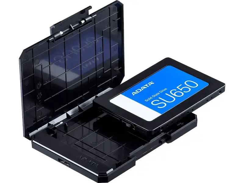 Зовнішня кишеня ADATA EC600 2.5'' HDD/SSD USB3.2 Gen2 Black (EC600-BCBK) - фото 2