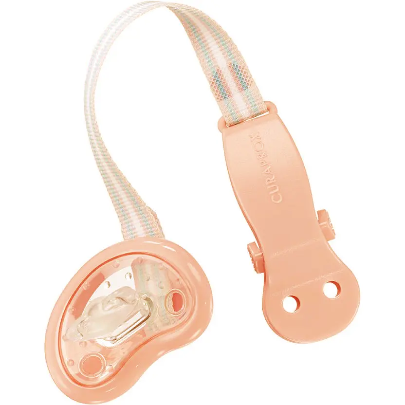 Держатель для пустышки Curaprox Baby Close up оранжевый - фото 3